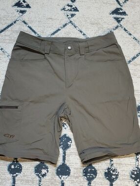 Outdoor Research Men's Olive Cargo Shorts